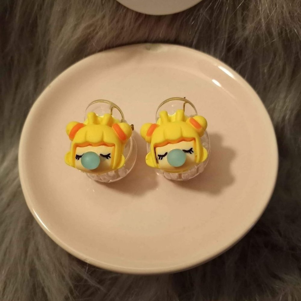 NEW Handmade Bubble Girl Mini Hair Clips